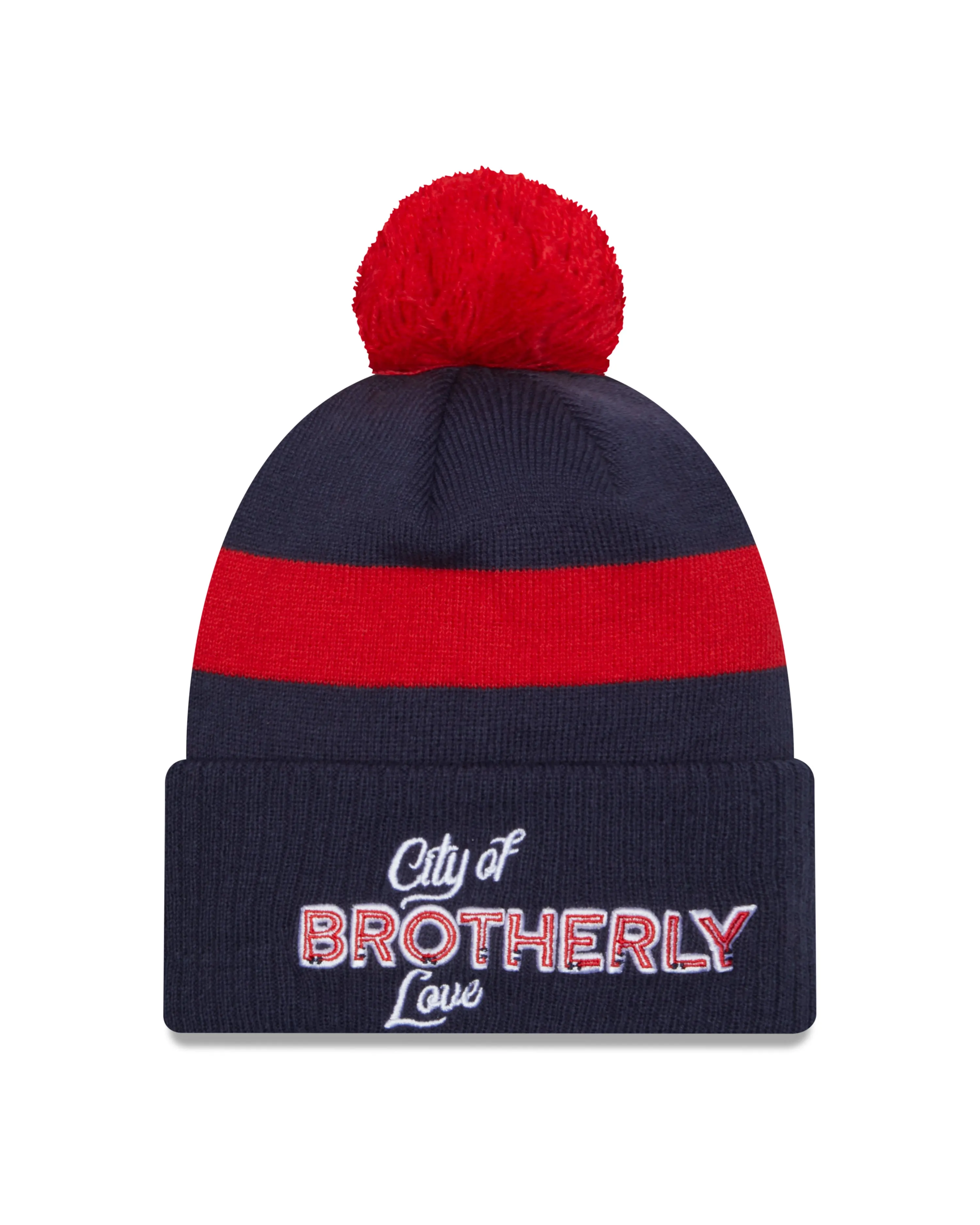 New Era NBA Men's Philadelphia 76ers City Edition Cuffed Knit Beanie OSFM