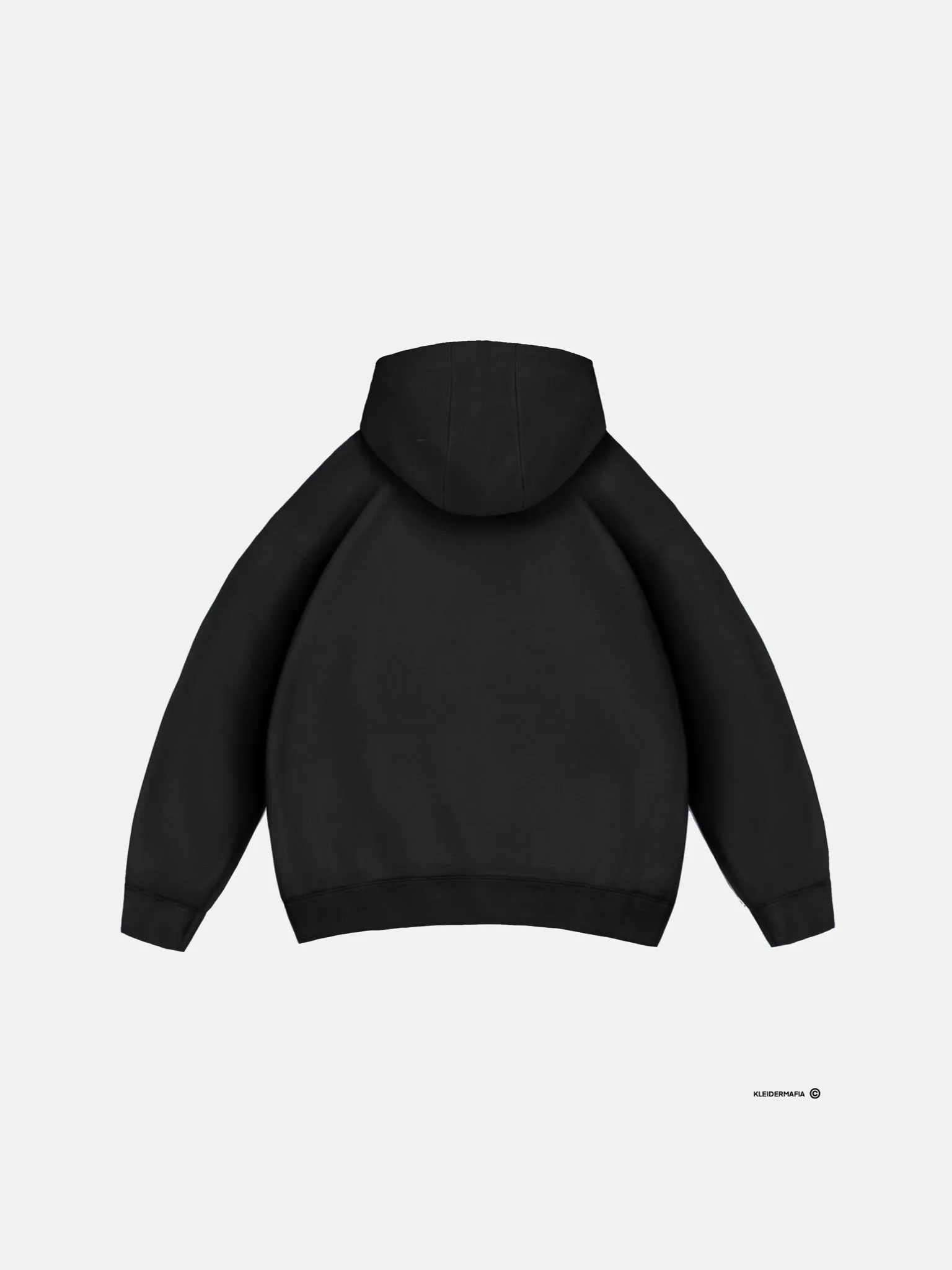 Oversize Basic Hoodie - Black
