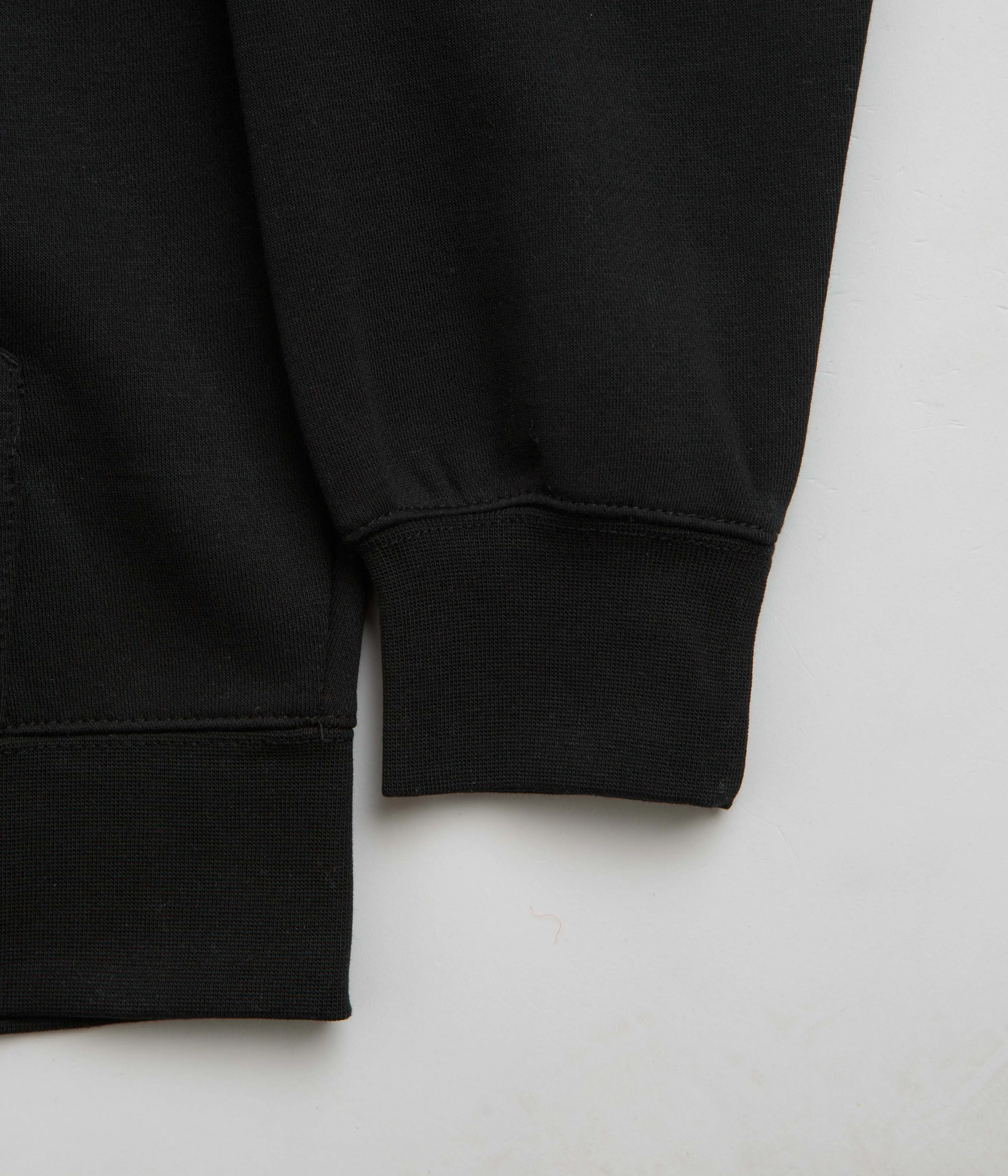 Pasteelo Embroidered O.G. Zip Hoodie - Black