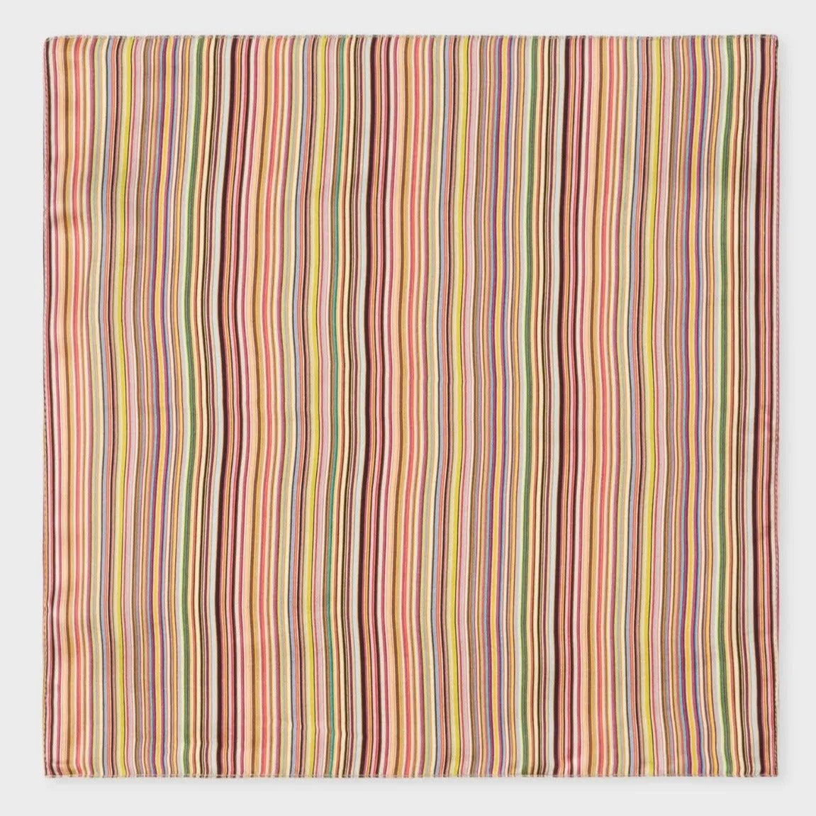 Paul Smith - Men's Silk Signature Stripe Pocket Square