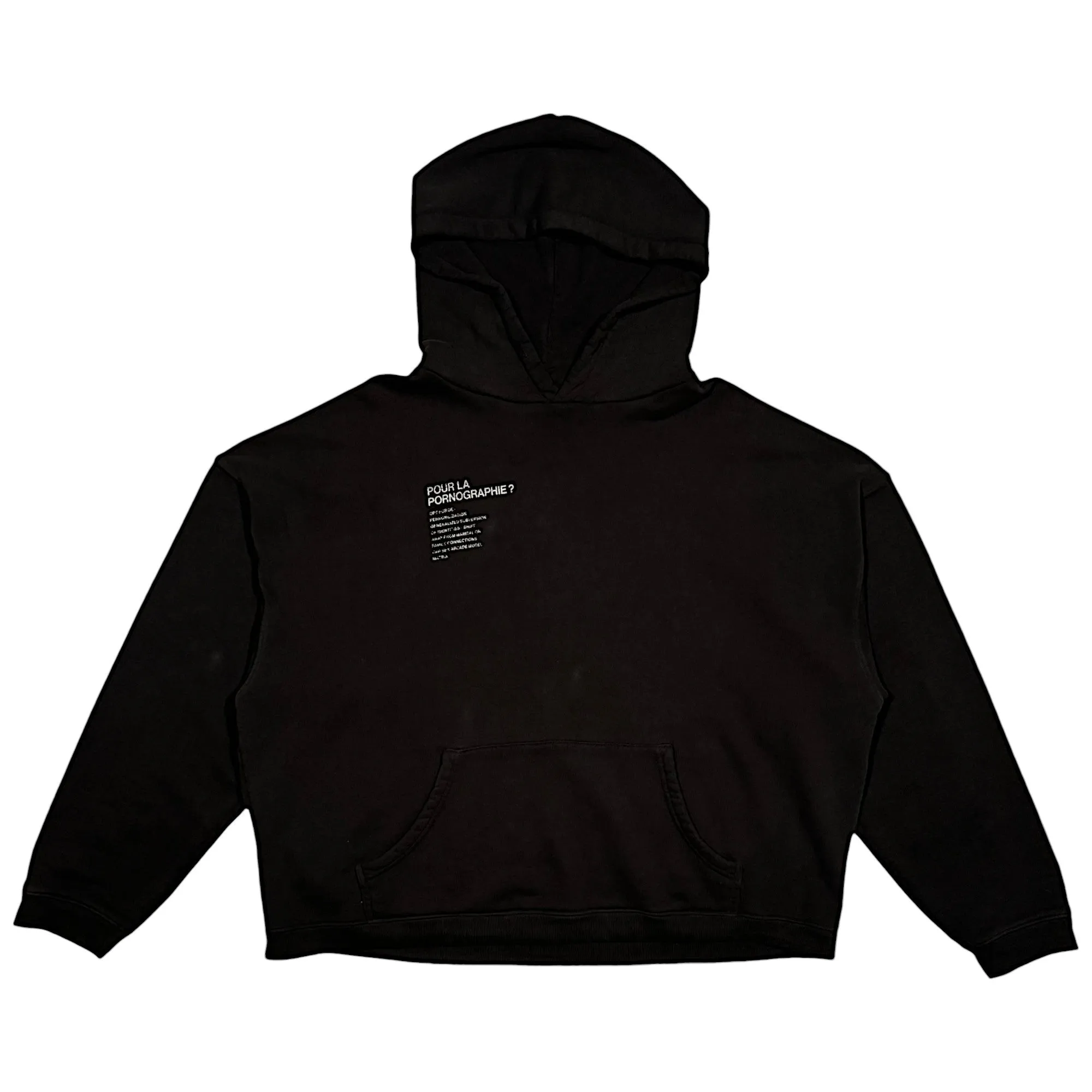 'Pour La Pornographie?' Hoodie