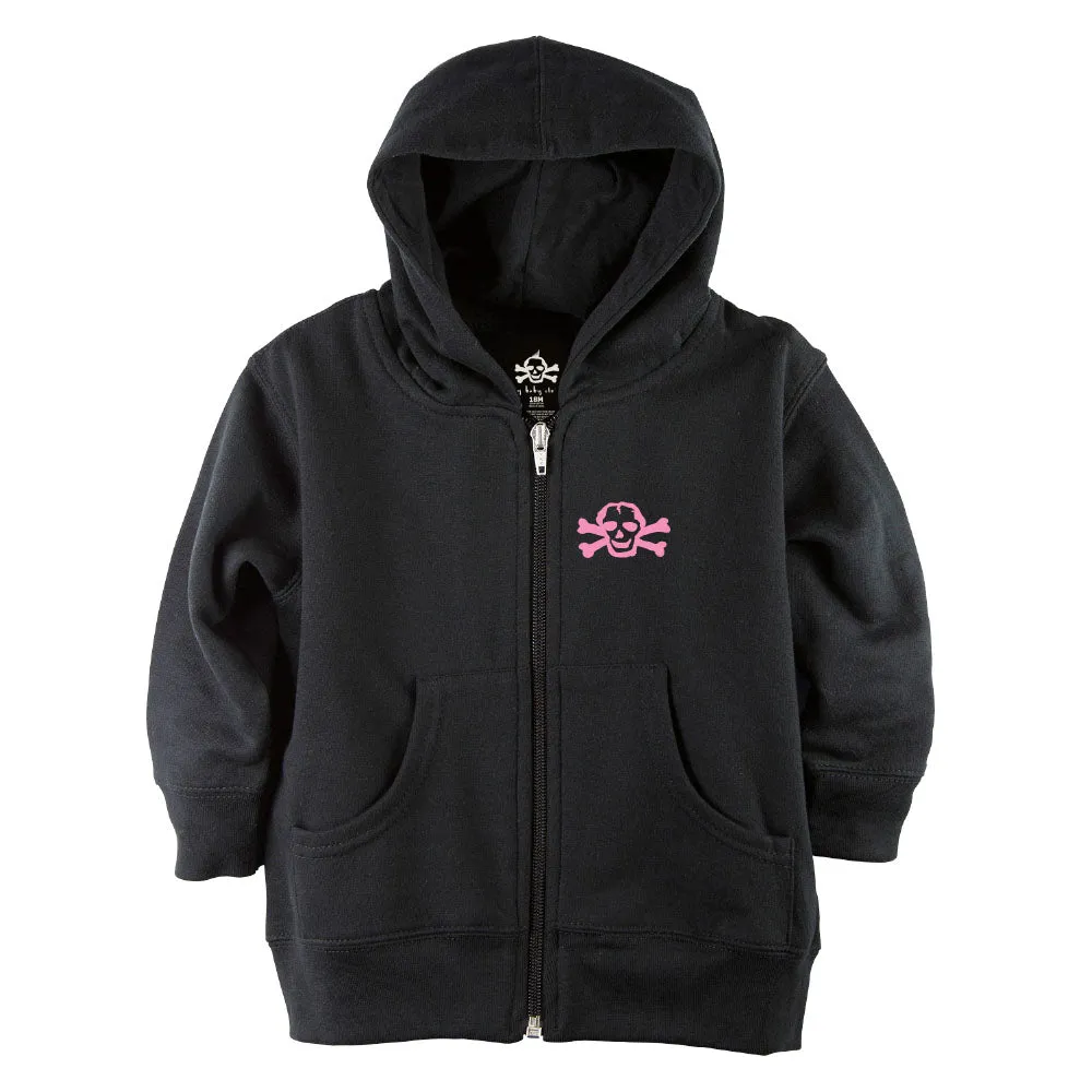 Punk Princess Front Zipper Toddler Hoodie