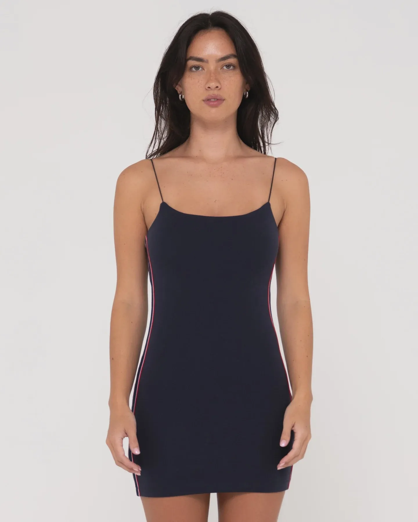 Racer Fitted Mini Dress