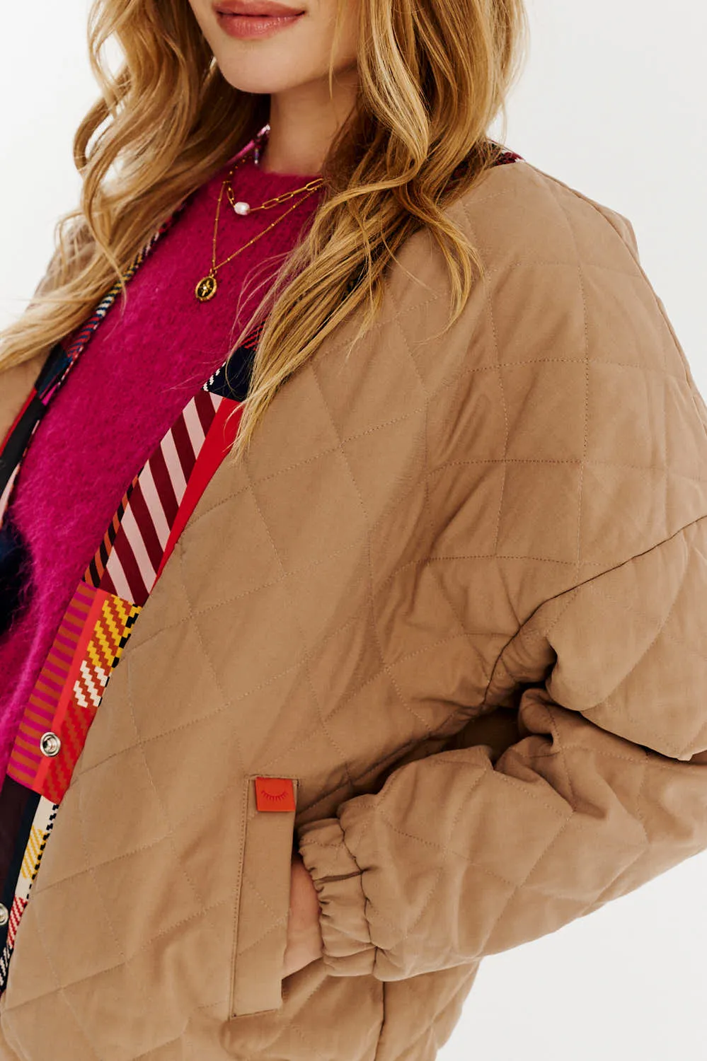 Rustic Charm lightweight quilted jacket