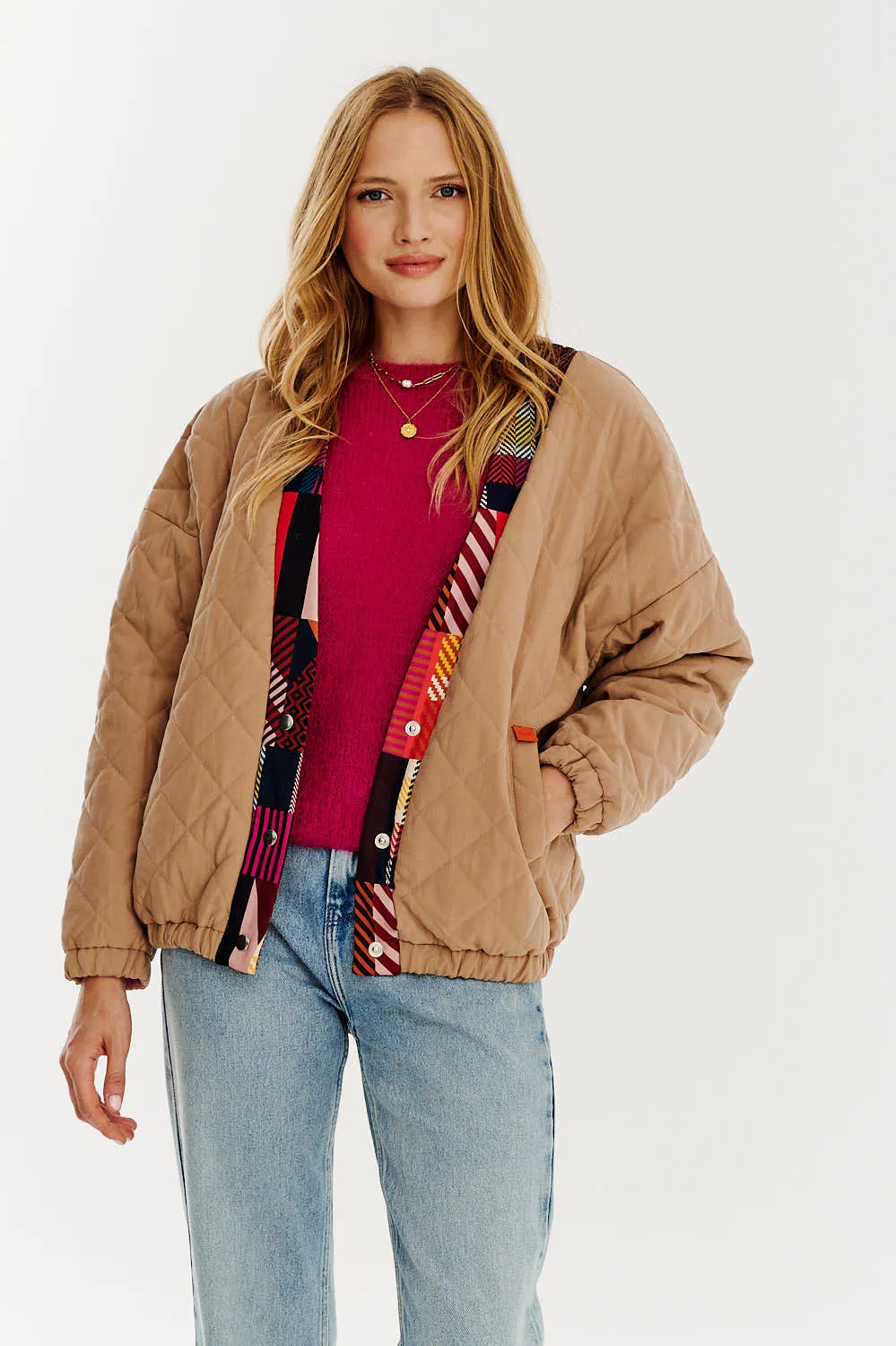 Rustic Charm lightweight quilted jacket