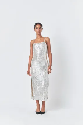 Sequin Slip Dress