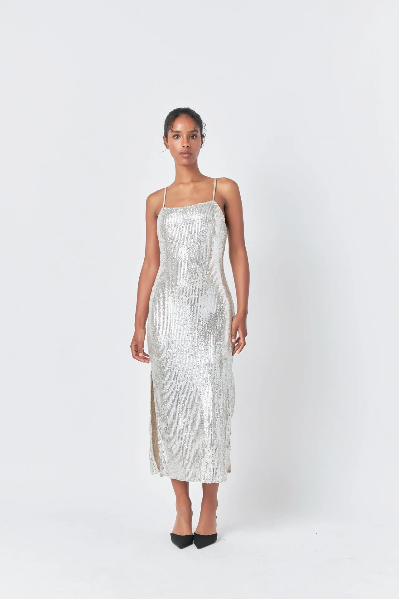 Sequin Slip Dress