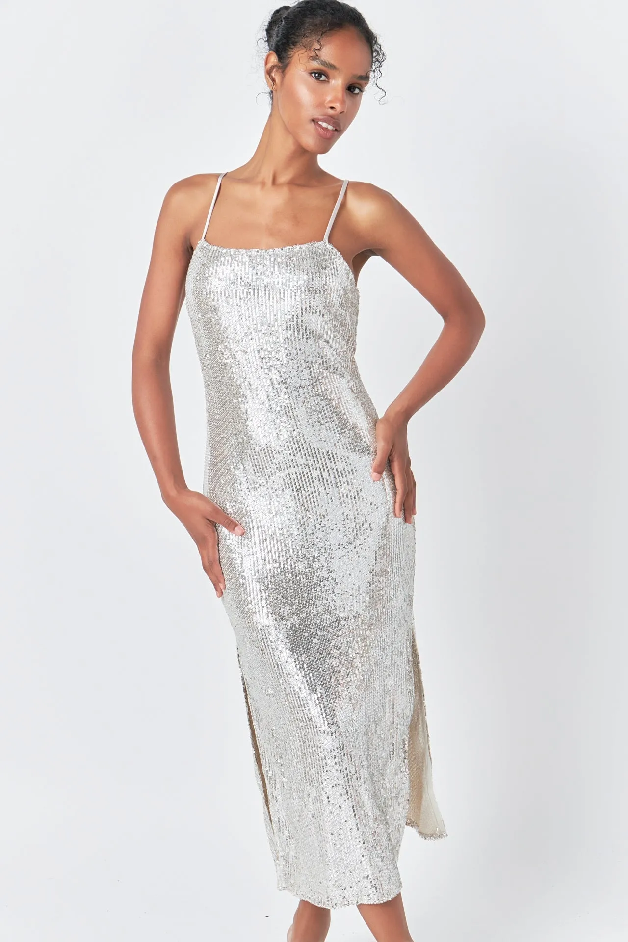Sequin Slip Dress
