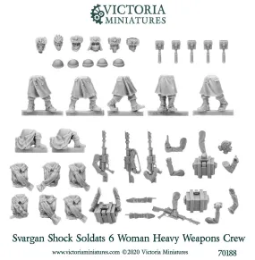 Svargan Shock Soldats Heavy Weapons Crew (female)