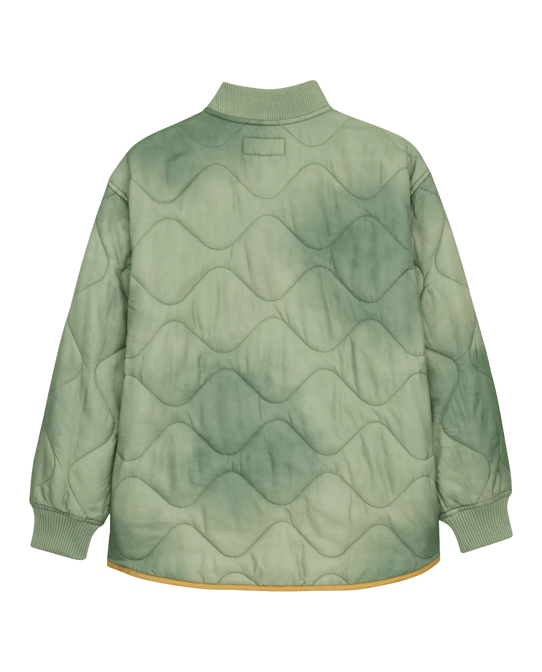 The Quilted Liner Jacket. -- Mottled Green