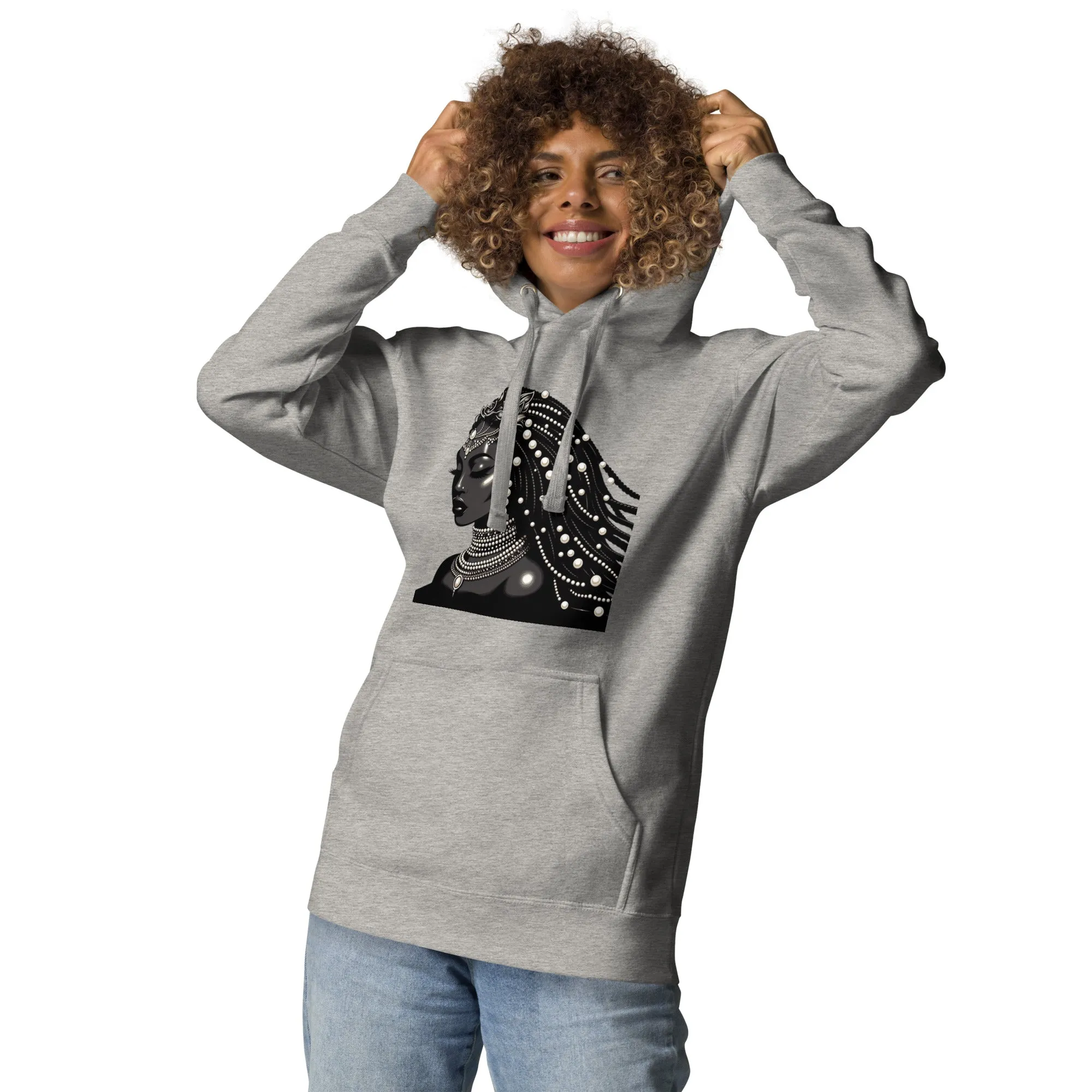 Women's Hoodie Black , Grey