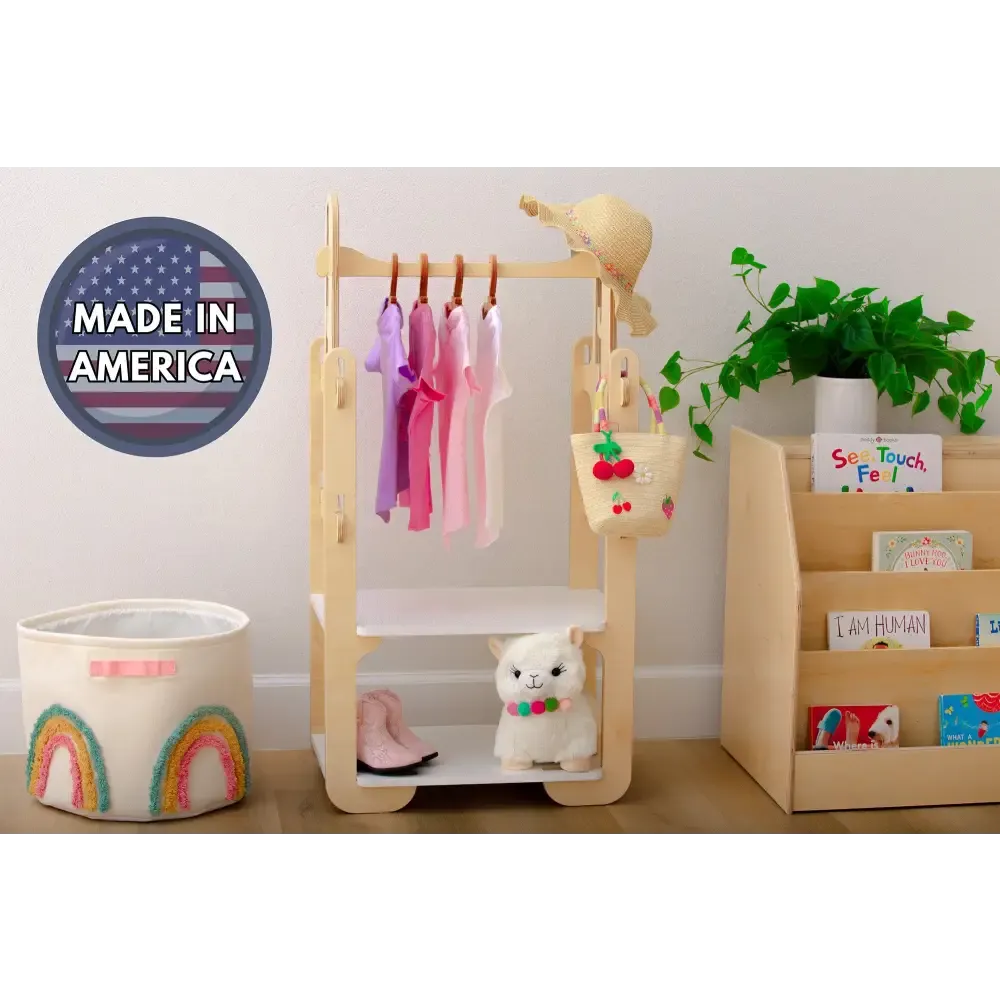 Wooden Wardrobe Set